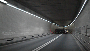 Fort McHenry Tunnel LED Light Test Zone.
