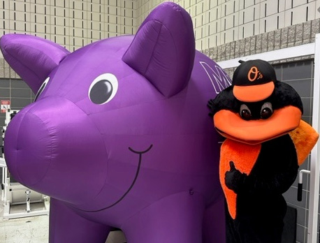 E-ZPass Pig With O's Bird