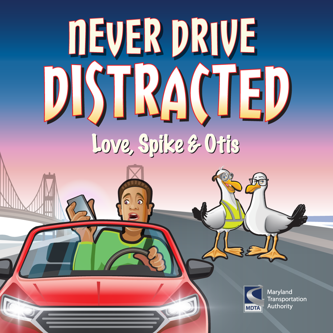 Never drive distracted