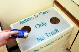 Bottle and Can Recycling Bin